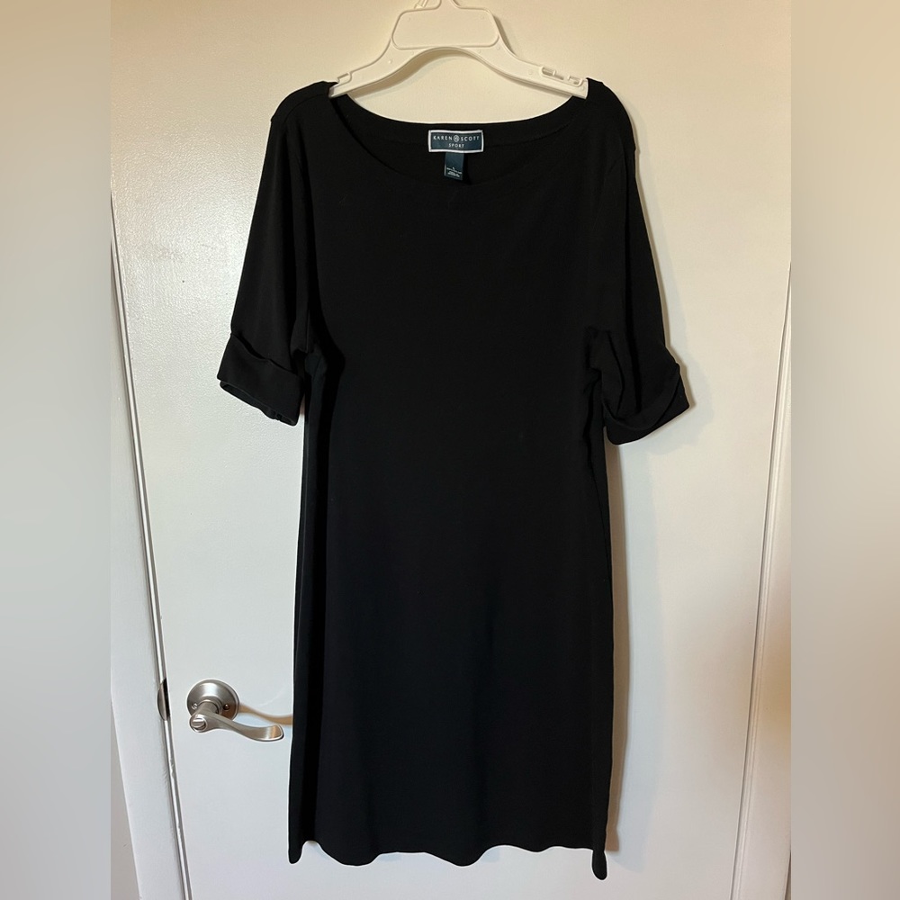 Karen Scott Sport Cotton Athletic Dress Sz L